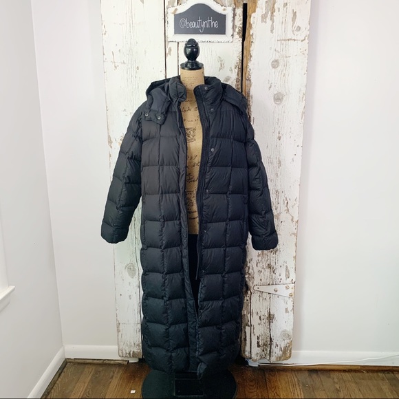 lands end long puffer coat